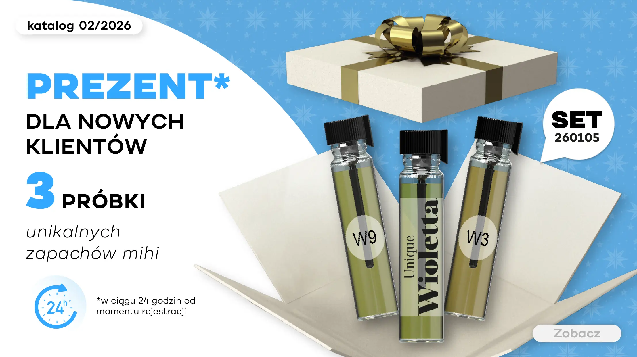 Super Bonus dla Nowych Klientów w okresie! Testery 3 ekskluzywnych zapachów mihi!